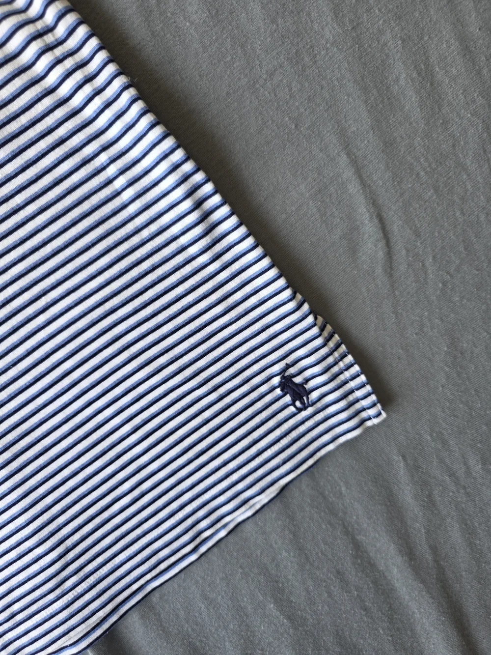Polo Golf Ralph Lauren Men’s L Pima Cotton Striped Golf Polo Shirt Pocket